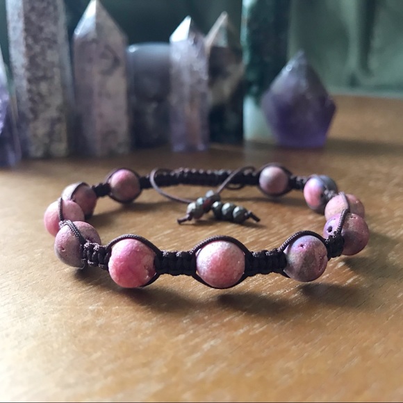 Handmade} Druzy Stone Adjustable Bracelet - Picture 1 of 5